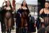 Rihanna Pamerkan Baby Bump dengan Lingerie Hitam