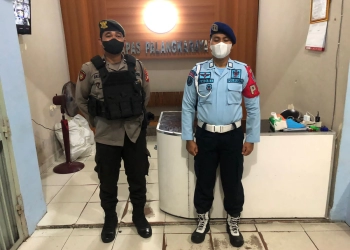 Sambangi Lapas Kelas II A, Satsamapta Polresta Palangka Raya Koordinasikan Keamanan