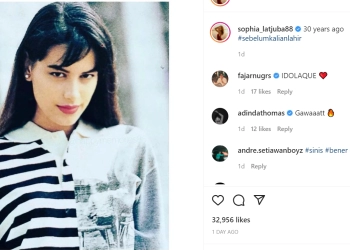 Sophia Latjuba Unggah Foto Jadul, Netizen: Kayak Diformalin Cantiknya Awet