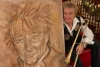 Rod Stewart Pamerkan Hadiah Lukisan Ronnie Wood di Instagramnya 