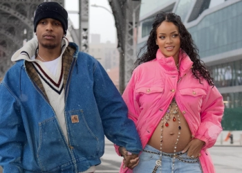 Rihanna Pamerkan Kehamilannya Saat Jalan Bersama Pacarnya A$AP Rocky