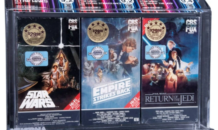 Blockbuster Kaset Star Wars VHS  Dilelang Senilai $60.000  