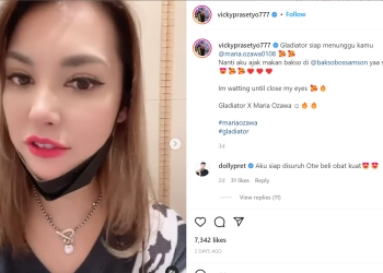 Vicky Prasetyo Akan Have Fun dengan Miyabi, Netizen: Akan Ada Film Baru Neh
