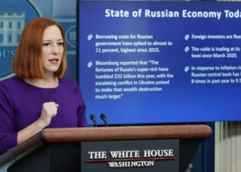 Sekretaris Pers Gedung Putih, Jen Psaki: Amerika Tak Kirim Pasukan ke Ukraina untuk Perangi Rusia