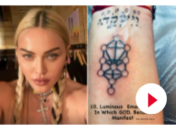 Madonna Pamerkan Tato Baru di Media Sosial, Inspirasi dari Kabbalah 