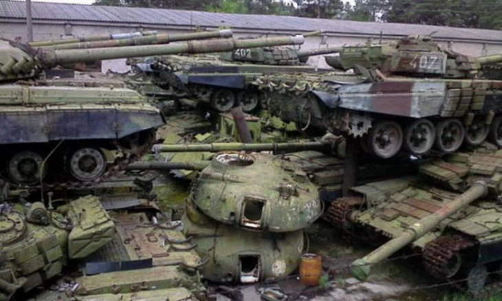 Drone SPY Ukraina Temukan 'Kuburan Tank' 10 Mil di Dalam Rusia, Putin Alami Kerugian Besar 