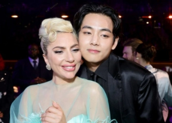 Foto V BTS dan Lady Gaga, Penggemar: Dua Legenda dalam Satu Bingkai