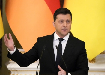 Tweet Kebebasan Presiden Ukraina Volodymyr Zelensky dalam Satu Kata Viral