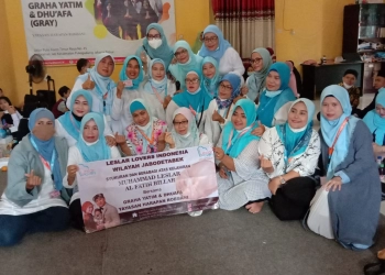 Leslar Lover Indonesia Jabodetabek Gelar Syukuran Baby 'L' dan Bagikan Santunan