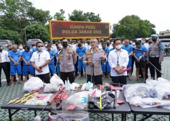 Ditetapkan 12 Tersangka Demo Ricuh GMBI Termasuk Penunggang Maung Lodaya
