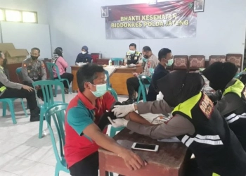 Peduli Wadas, Polda Jawa Tengah Gelar Bakti Kesehatan, Berobat Gratis