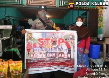 Terus Mengimbau, Bhabinkamtibmas Berharap Zero Hot Spot 