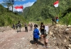Bendera Merah Putih Berkibar di Kampung Banti Hingga Opitawak Tembagapura Papua