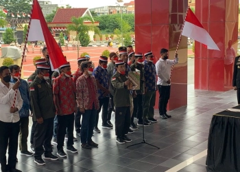 Belasan Eks Napiter Berikrar Setia kepada NKRI di Hari Kemerdekaan RI