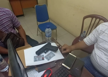 Spontan Letuskan Pistol Air Soft Gun, Seorang Pria Ditangkap Polisi