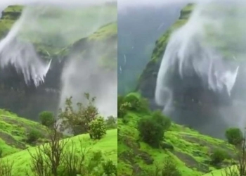 Air Terjun Terbalik di Naneghat Maharashtra Memenangkan Hati Netizen