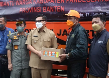 Diterima Wabup, Pemprov DKI Jakarta Berikan Bantuan Korban Gempa di Pandeglang