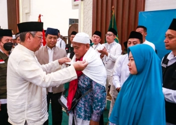 Walikota Benyamin Lepas Keberangkatan 389 Jemaah Haji Asal Tangsel