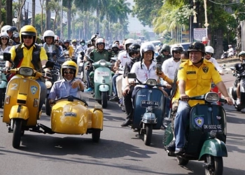 Sejarah Baru, Vespa World Days Digelar di Bali