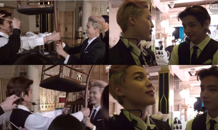 Reaksi ARMY BTS Saat Jimin dan V Sedang Berolahraga Sebelum Syuting 'Butter'