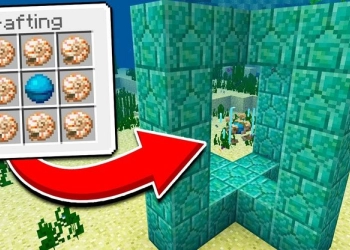 Tips Terbaik Membangun Rumah Bawah Air di Minecraft Versi 1.18