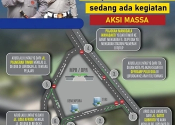 Hindari Kawasan Senayan, Berikut Rekayasa Lalin Saat Aksi Buruh Berlangsung