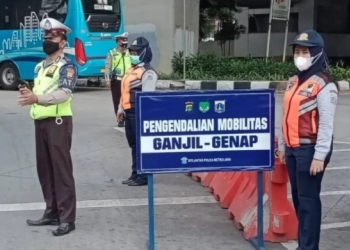 PPKM Level 3, Ganjil Genap di 13 Ruas Jalan Jakarta Masih Diberlakukan