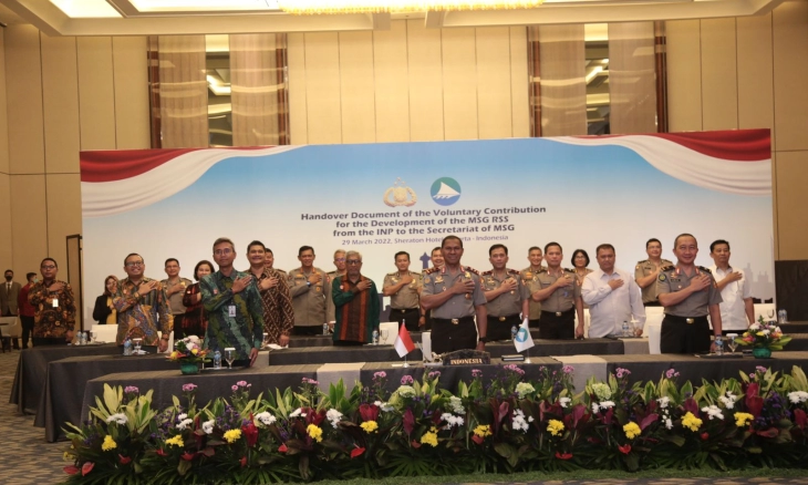 Divisi Hubinter Polri Berkontribusi Kembangkan Strategi Keamanan Regional Melanesian Spearhead Group