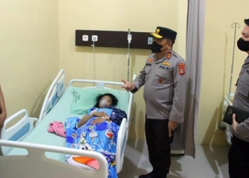 Aksi Memanah Sembarang Orang di Manado, Perempuan jadi Korban Panah Dibesuk Kapolda Sulut