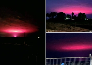 Bukan Alien, Langit Merah Muda Misterius Itu Fasilitas Ganja Obat