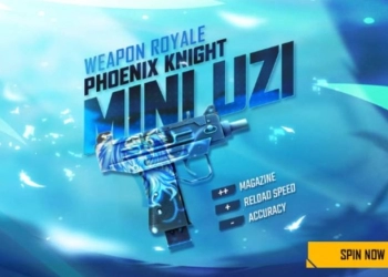 Mini UZI Phoneix Knight Skin Senjata Baru di Free Fire 