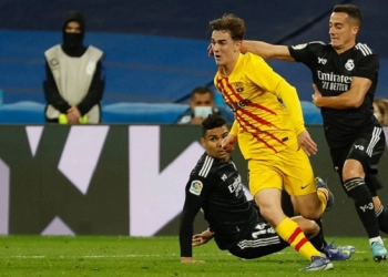 Teken Kontrak Baru di Barcelona, Gavi Bikin City dan The Reds Gigit Jari