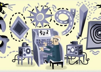 Google Doodle Rayakan HUT Fisikawan dan Komposer Oskar Sala