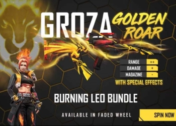 Free Fire New Faded Wheel: Cara Mendapatkan Golden Roar Groza dan The Burning Leo Bundle