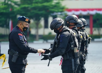 Tingkatkan Kerja Sama Kepolisian, Brimob Polri dan Komando Gendarmerie Nasional Turki Gelar Pelatihan Bersama