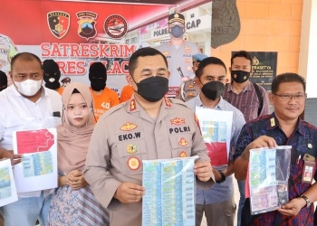 Peredaran Uang Palsu Pecahan Rp50 Ribu di Cilacap