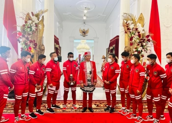 Presiden Jokowi Menerima Timnas U-16 di Istana 