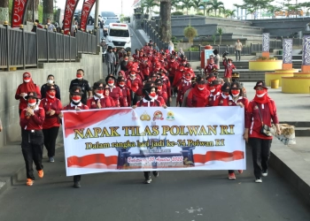 Polwan RI Napak Tilas ke Bukittinggi Dalam Rangka Hari Jadi ke-74