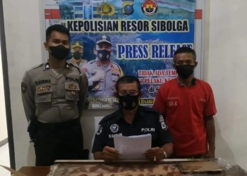 Polres Sibolga Menangkap Pelaku terbakarnya Bukit Tor Simarbarimbing