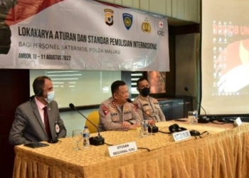 Kapolda Buka Lokakarya Aturan Standar Pemolisian Internasional bagi Personel Satbrimobda Maluku