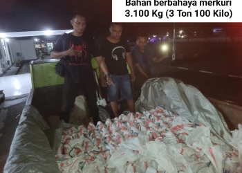 Polda Maluku Ungkap Penyelundupan 3.100 Kg Merkuri