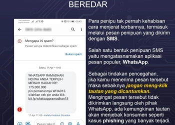 Kirim SMS di WhatsApp, Modus Baru Kejahatan Dunia Maya