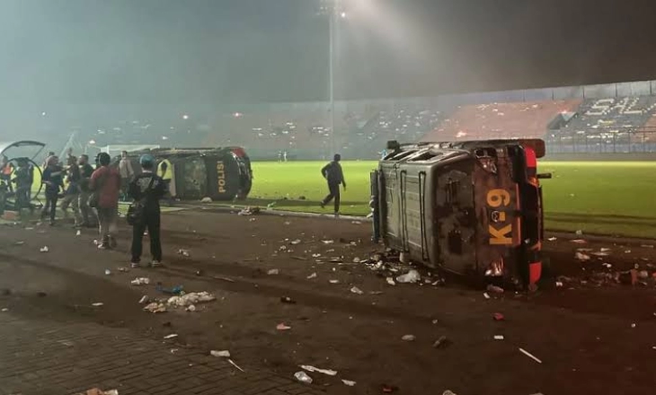 Daftar Kendaraan yang Rusak dan Dibakar Akibat Kerusuhan di Stadion Kanjuruhan