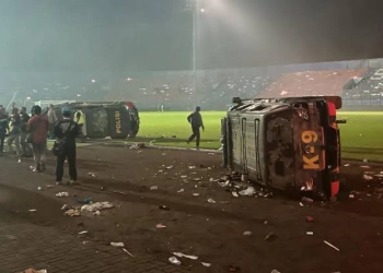 Daftar Kendaraan yang Rusak dan Dibakar Akibat Kerusuhan di Stadion Kanjuruhan
