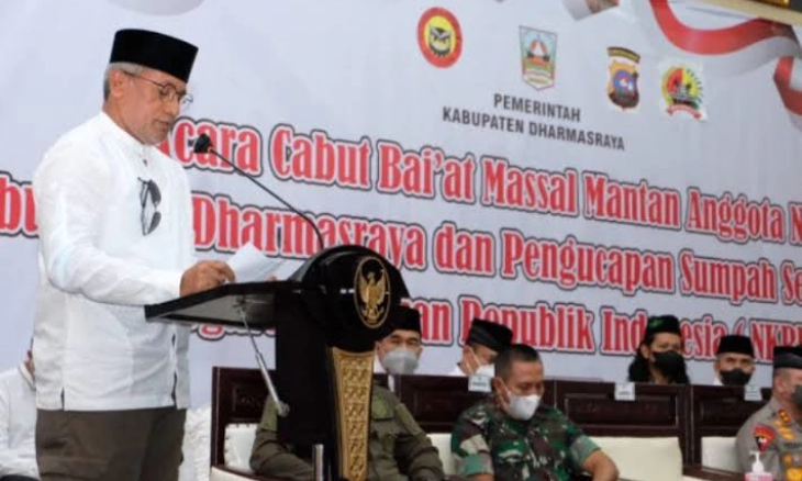 Cabut Bai'at Massal Ratusan Mantan anggota NII di Dharmasraya, Sumbar
