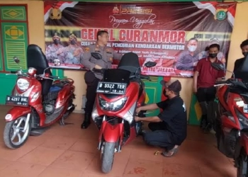 Polres Metro Jakarta Barat  Luncurkan Sistem Kunci Anti Maling Motor