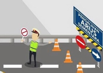 Polres Brebes Berlakukan Rekayasa Arus Lalin Jalur Pantura-Brebes Imbas Perbaikan Jembatan