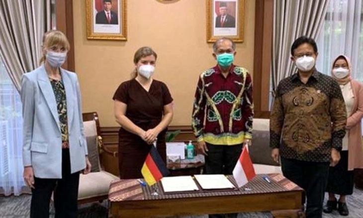 Pemerintah Jerman Sumbang Alat Medis dan 9 Juta Dosis Vaksin Covid-19