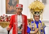 Jokowi dan Iriana Kompak dengan Busana Adat Buton
