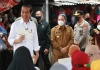 Jokowi Cek Harga Migor di Pasar Baros